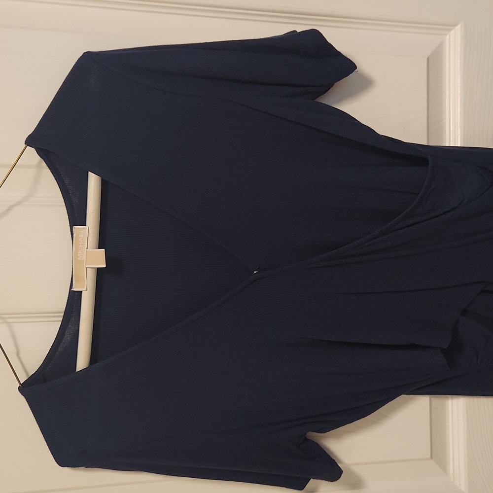 Navy Blue size L fitted top